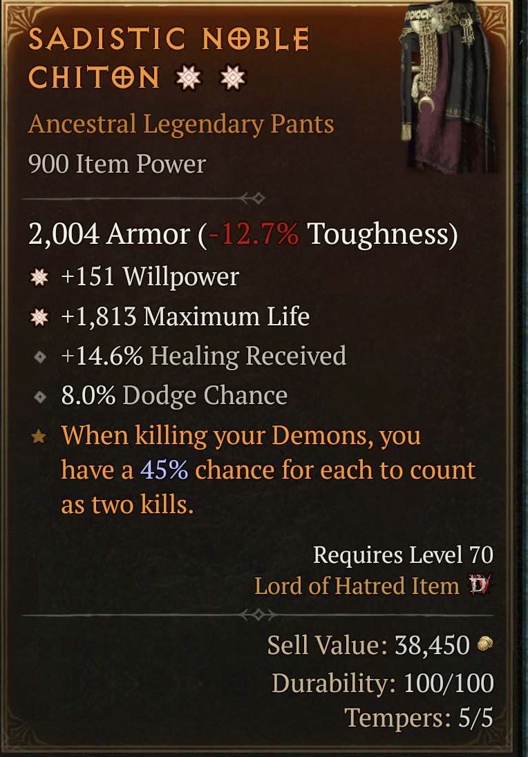 Sadistic Noble Chiton (2GA)