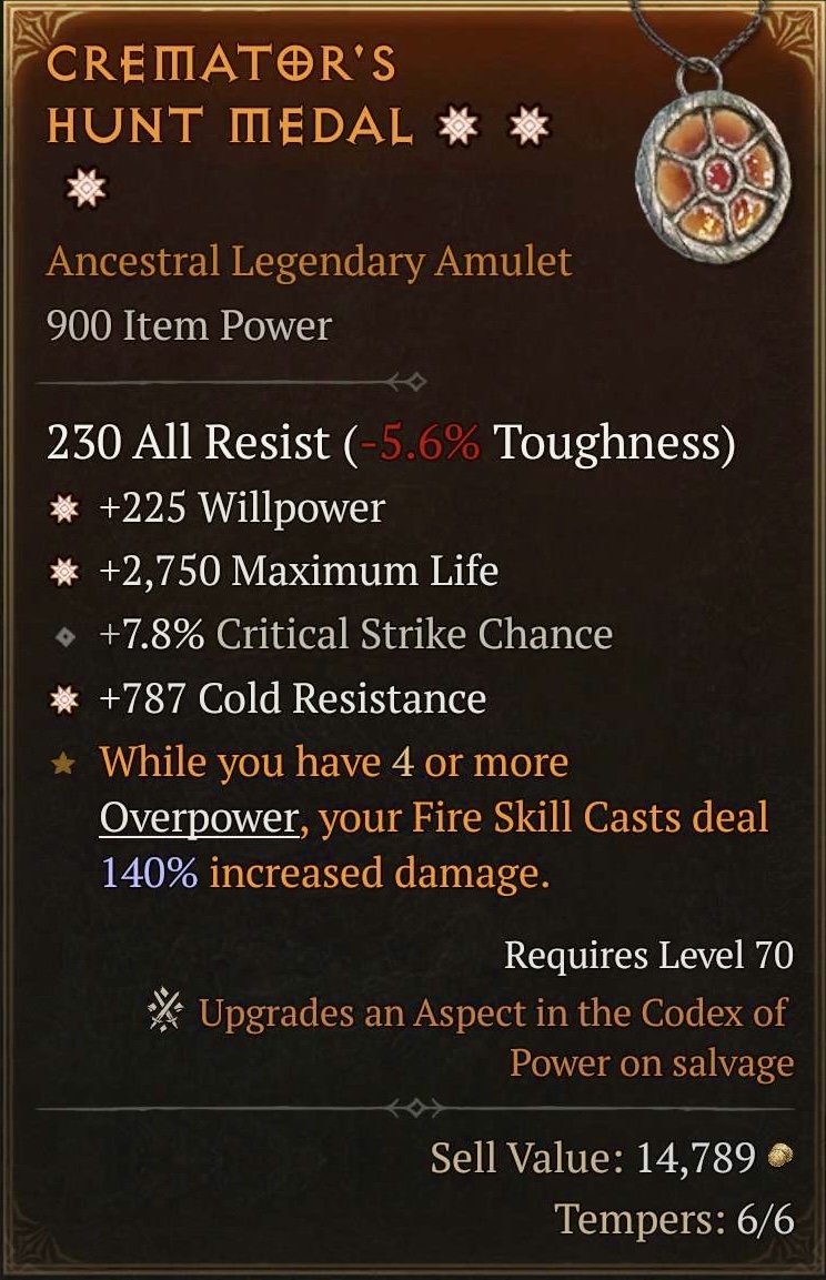 Cremator's Hunt Medal (3GA)
