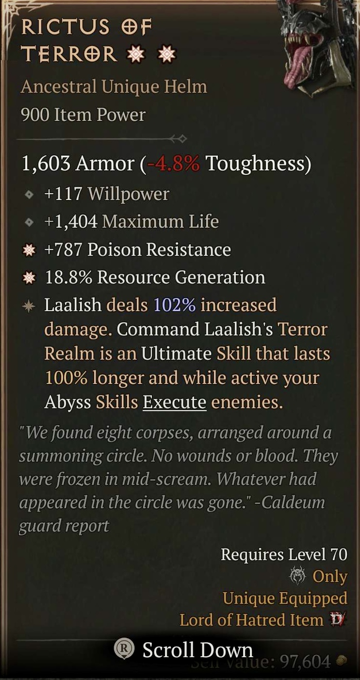 Rictus of Terror (2GA)
