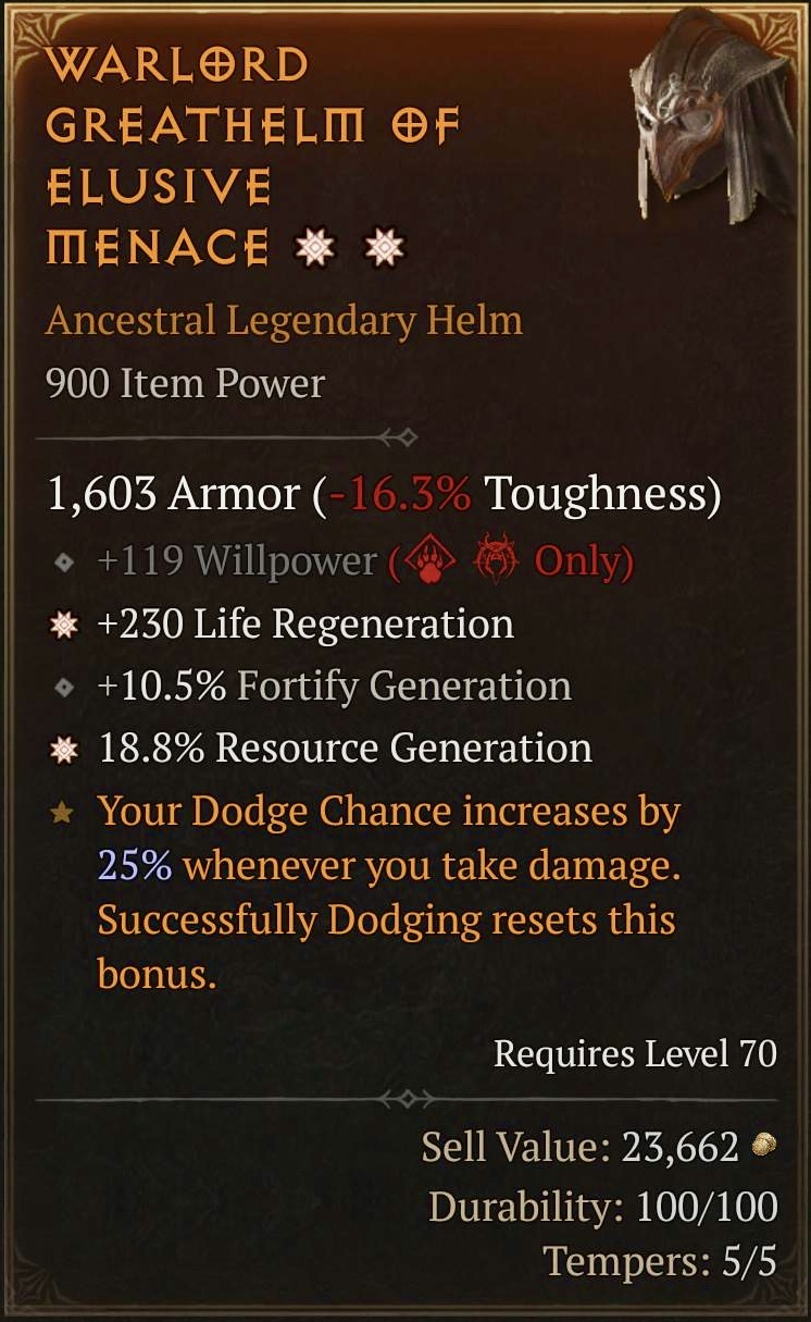Warlord Greathelm of Elusive Menace (2GA)