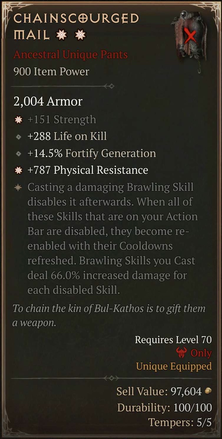 Chainscourged Mail (3GA)