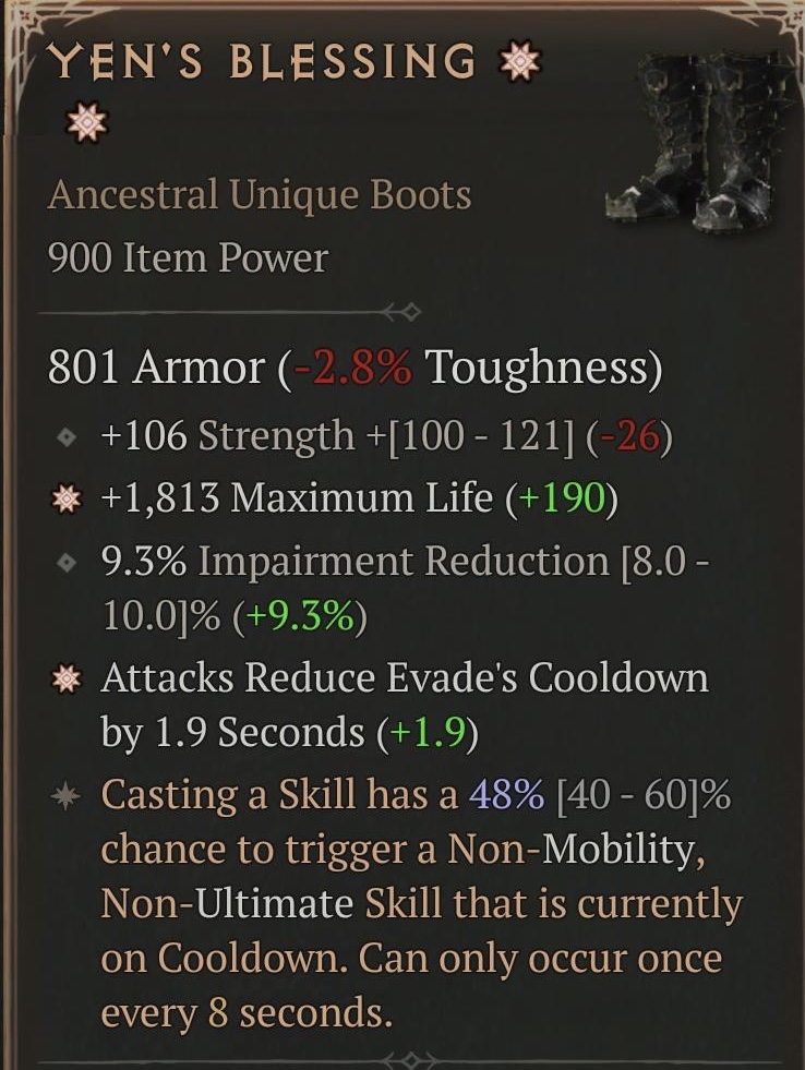Yen's Blessing (2GA)