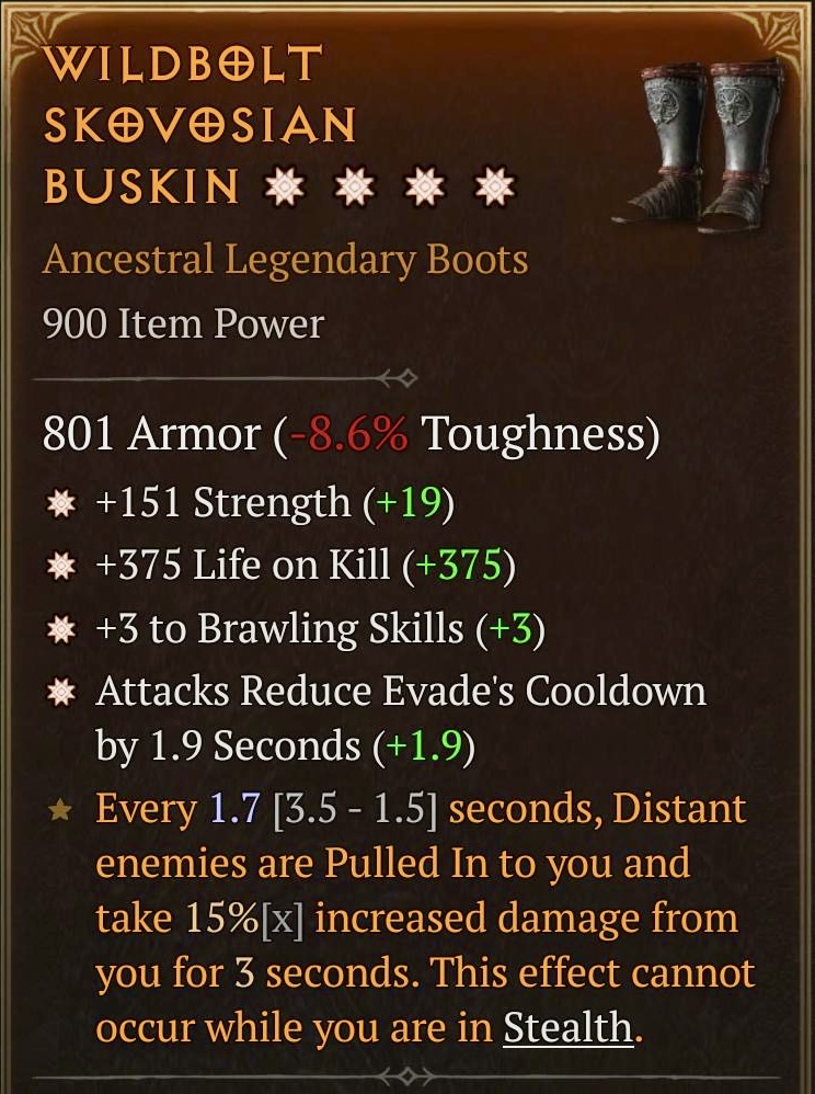 Wildbolt Skovosian Buskin (4GA)
