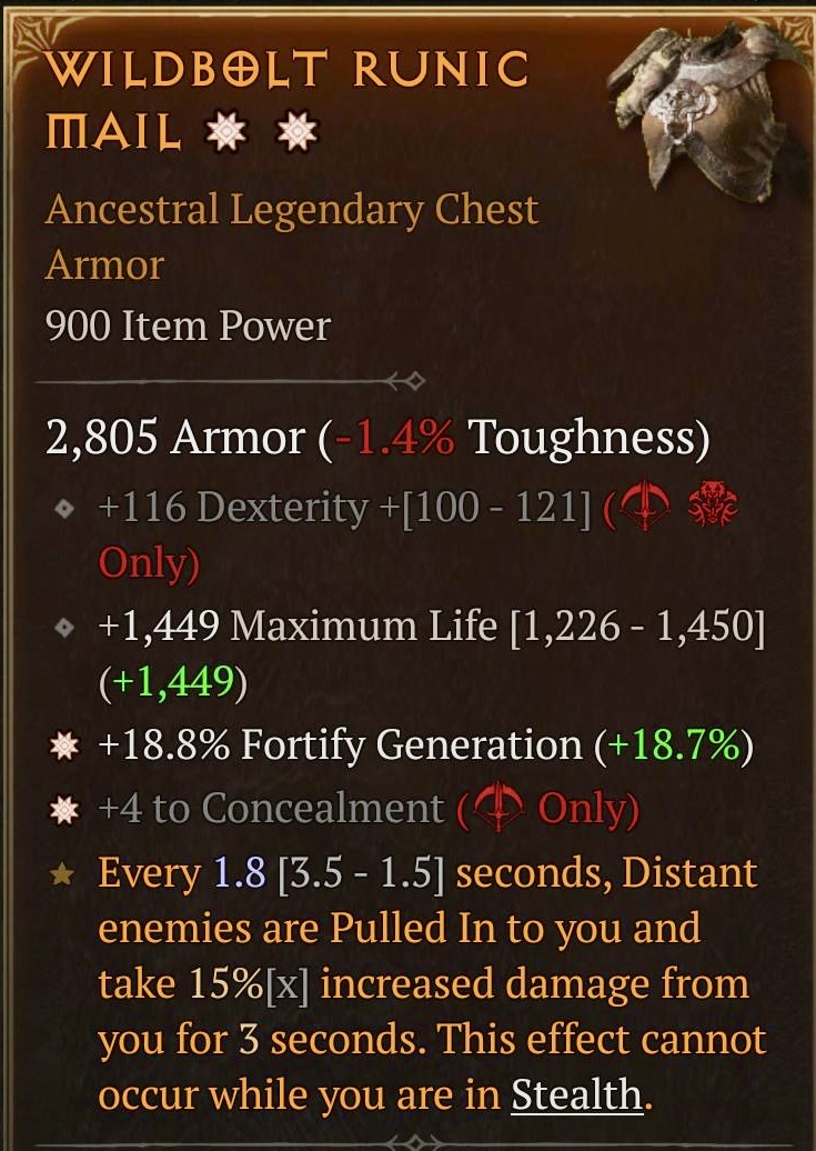Wildbolt Runic Mail (2GA)
