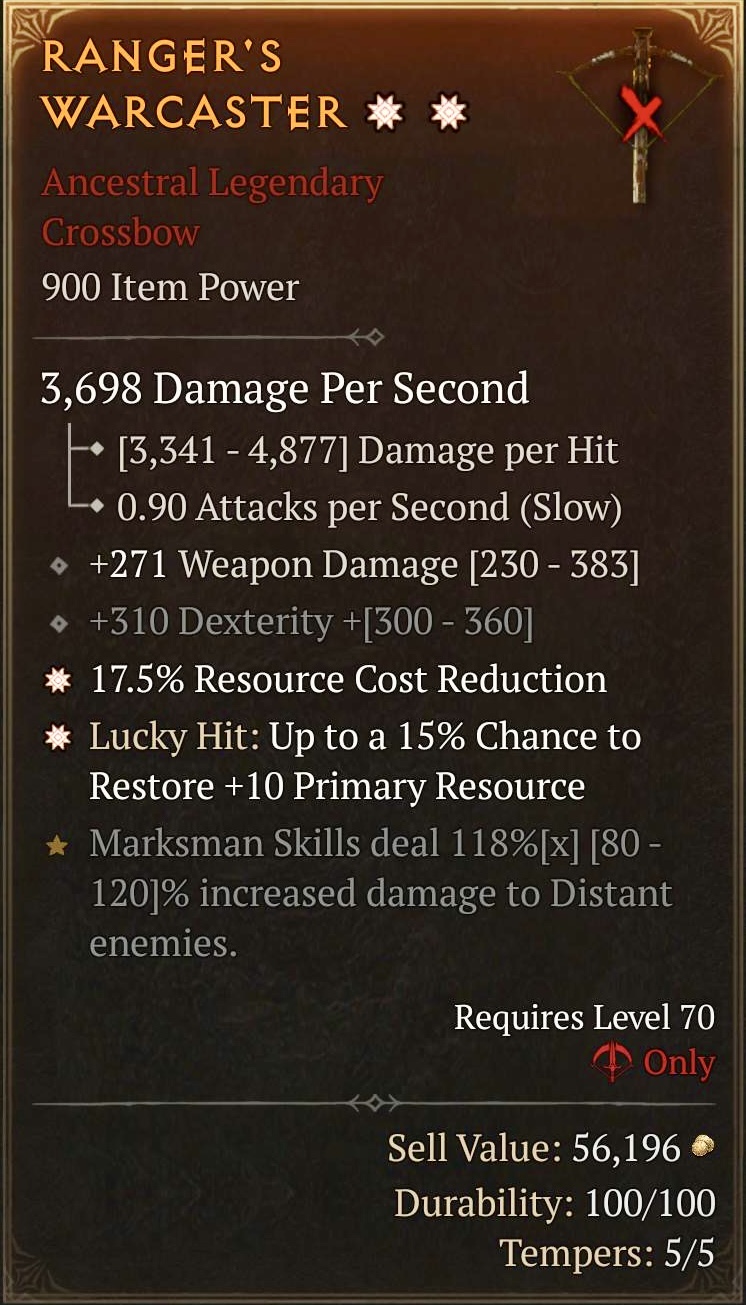 Ranger's Warcaster (2GA)