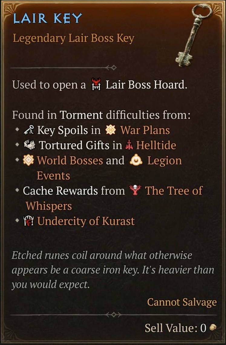 Lair Key (100)