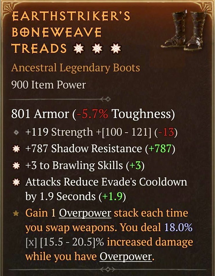 Earthstriker's Boneweave Treads (3GA)