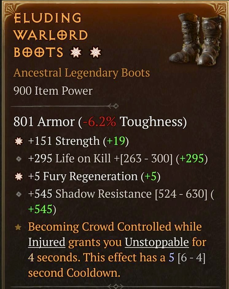 Eluding Warlord Boots (2GA)