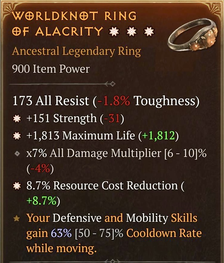 Worldknot Ring of Alacrity (3GA)