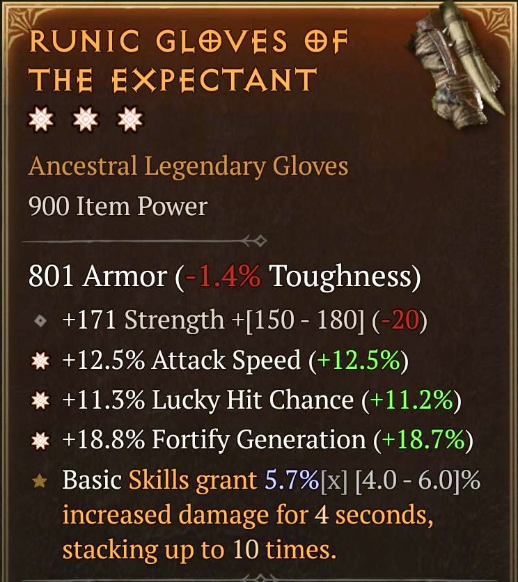 Runic Gloves of the Expectant (3GA)