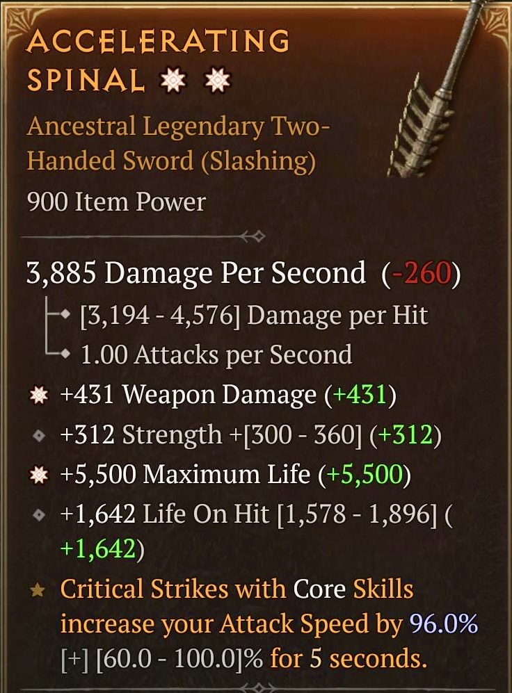 Accelerating Spinal (2GA)