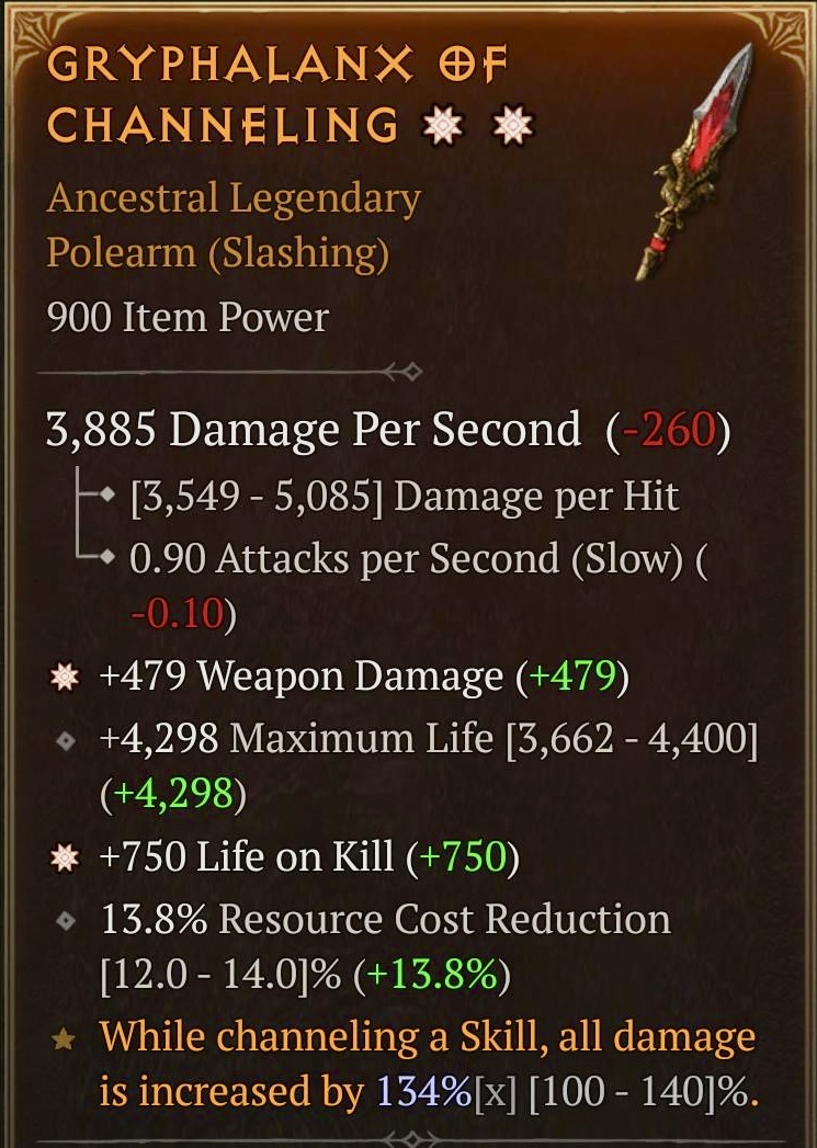 Gryphalax of Channeling (2GA)