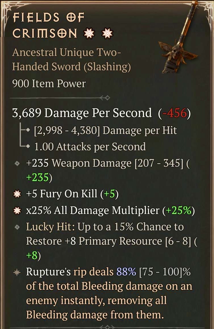 Fields of Crimson (2GA)