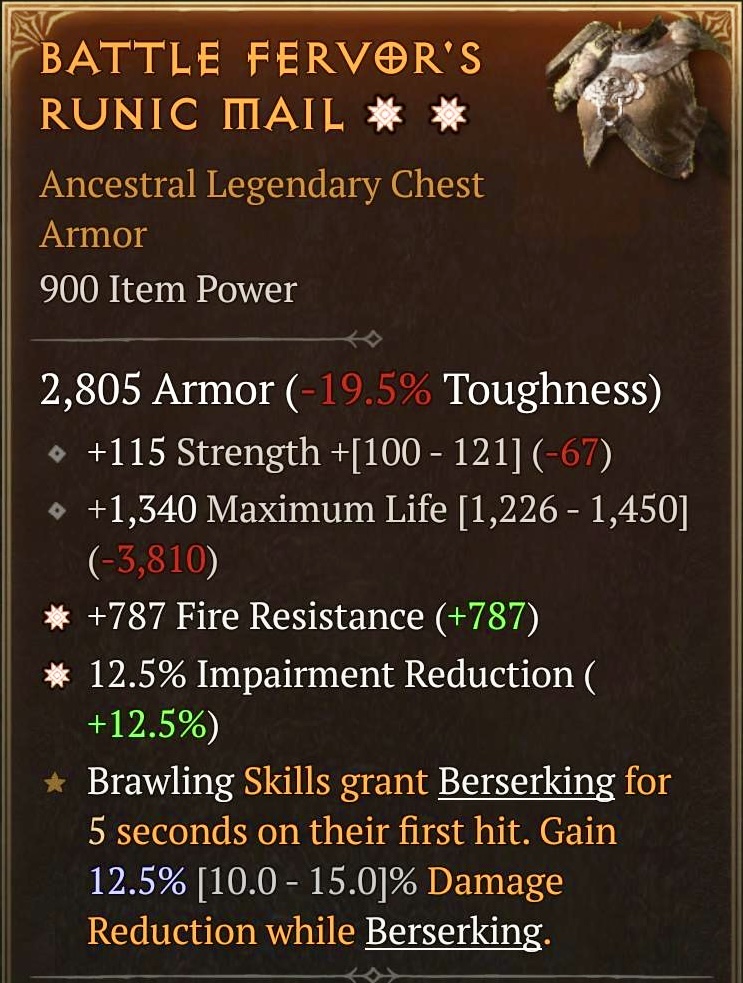 Battle Fervor's Runic Mail (2GA)