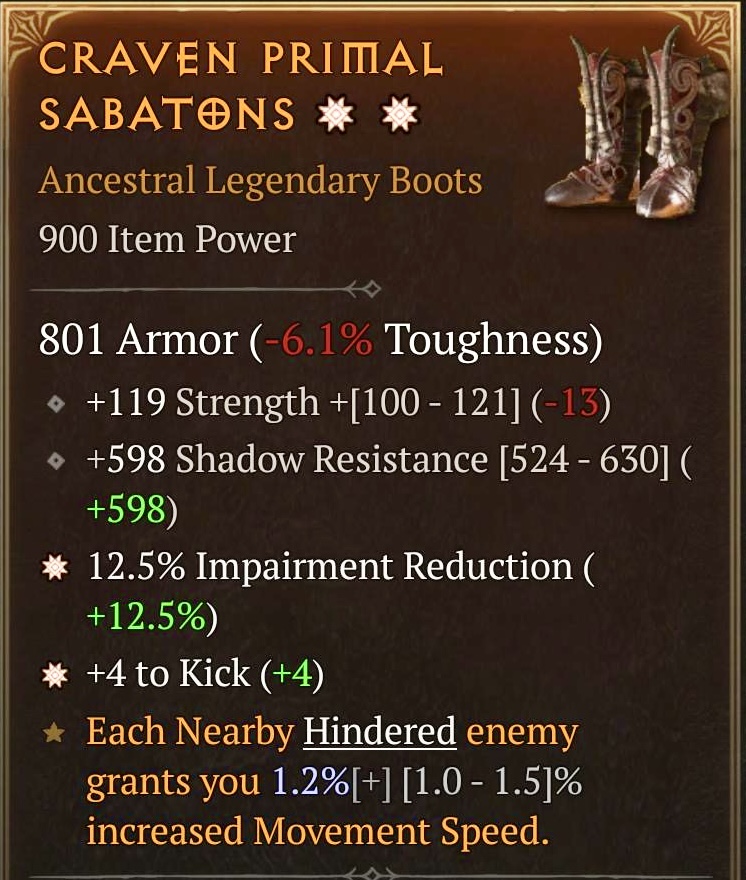 Craven Primal Sabatons (2GA)