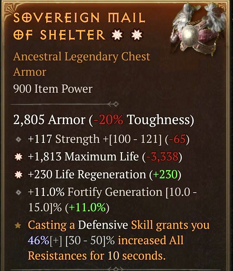 Sovereign Mail of Shelter (2GA)