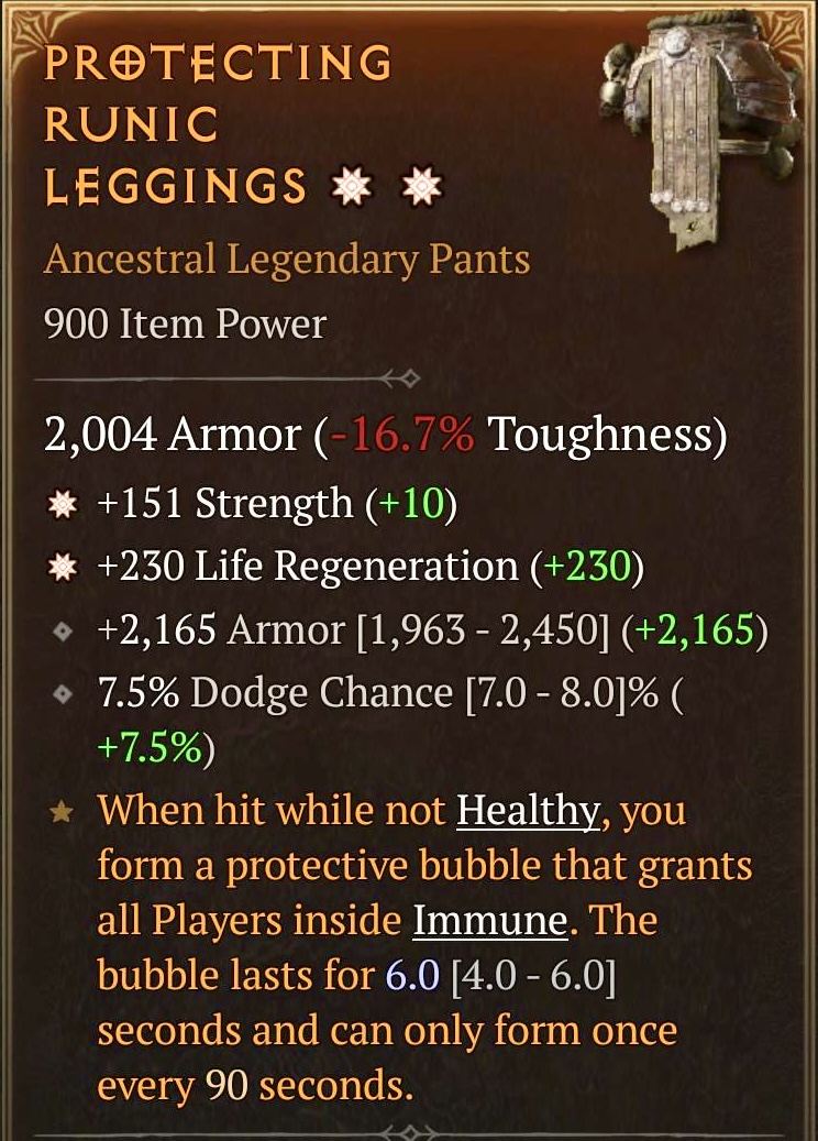 Protecting Runic Leggings (2GA)