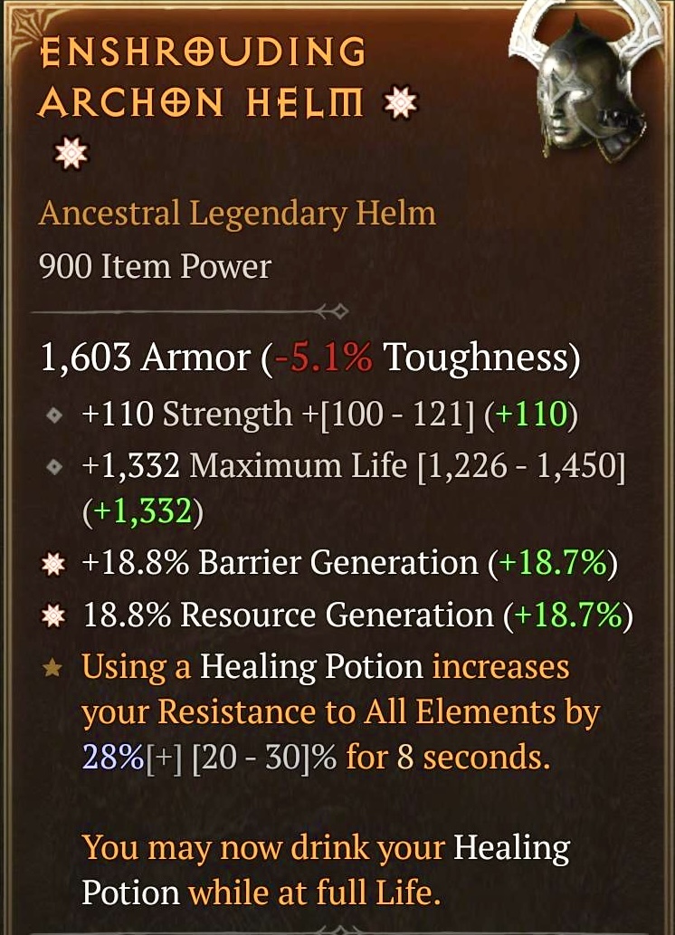 Enshrouding Archon Helm (2GA)