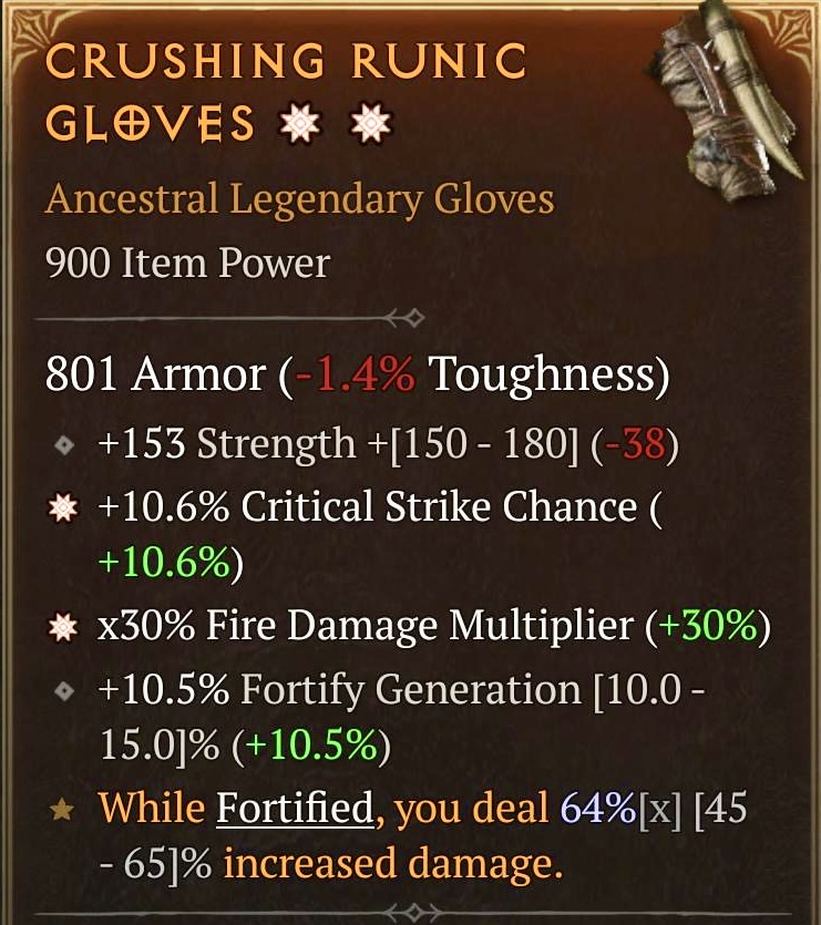 Crushing Runic Gloves (2GA)